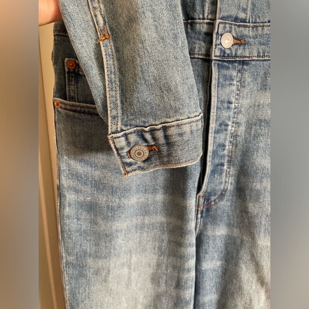 Levi’s Kickflare Denim Jumpsuit - Picture 10 of 12